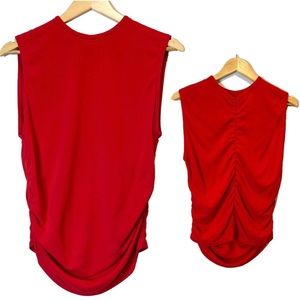 VTG Giorgio Armani Red Sleeveless Top